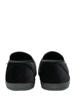 Dunlop Grey Twin Gusset Full Slippers