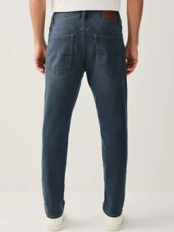 Dusky Blue Slim Fit Motionflex Jeans