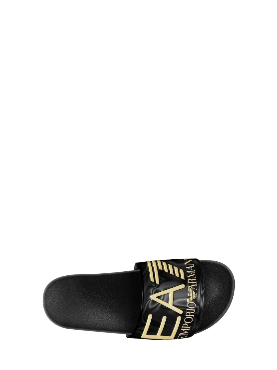 EA7 Beachwear Black Sliders