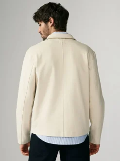 Ecru Jersey Jacket