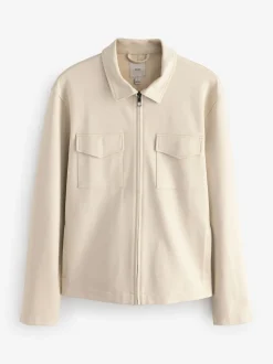 Ecru Jersey Jacket
