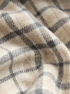 Ecru Signature Long Sleeve Check Shirt