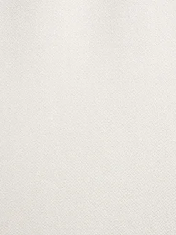 Ecru Slim Fit Textured Suit Jacket