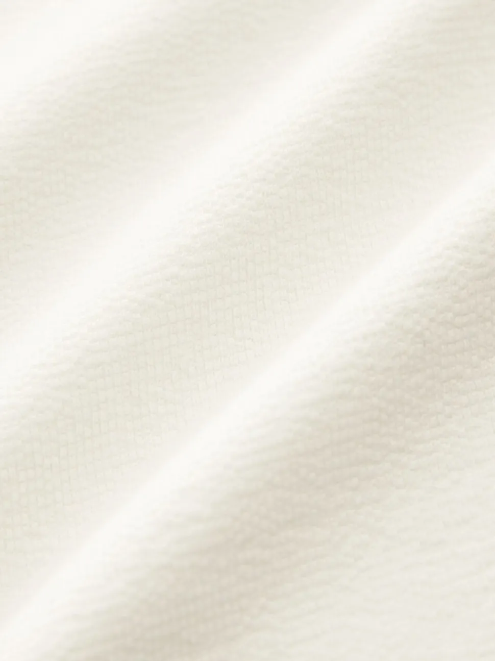 Ecru Texture Textured Relaxed Heavyweight 100% Cotton T-Shirt