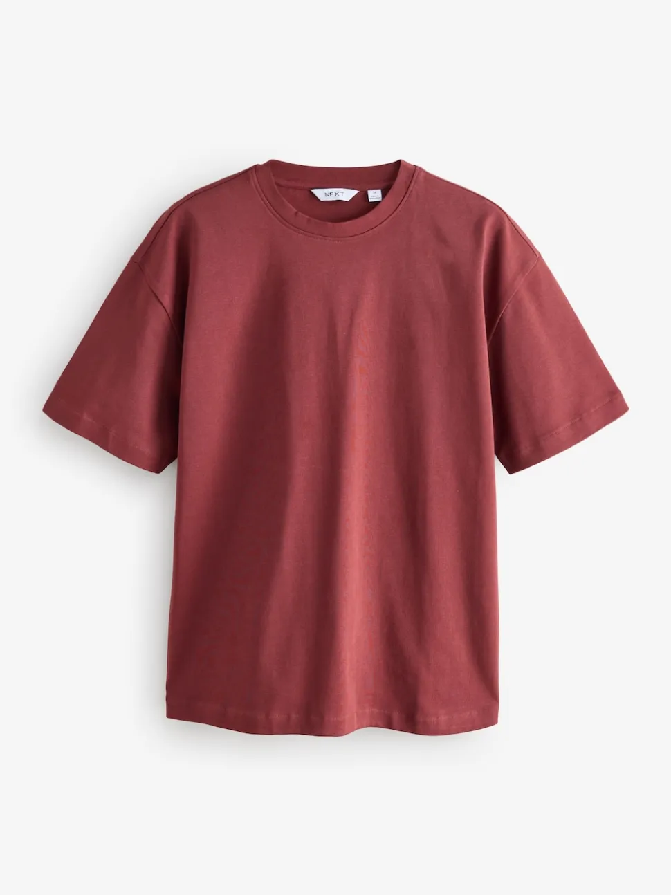 Ecru White/Green/Rust Red Relaxed Fit Heavyweight T-Shirts 3 Pack