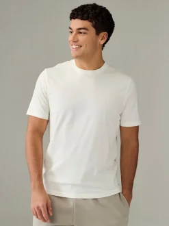 Ecru/Blue/Green/Neutral Mushroom/Grey/Stone Regular Fit Essential Cotton T-Shirts 6 Pack