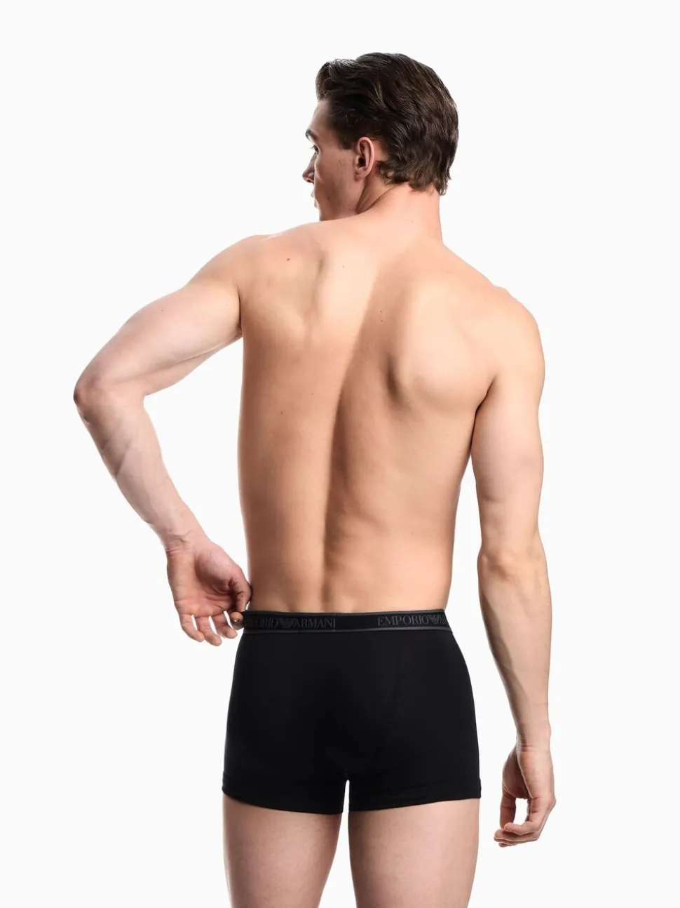 Emporio Armani Grey/Black Boxers 3 Pack