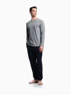 Emporio Armani Regular Fit Grey Pyjama Set