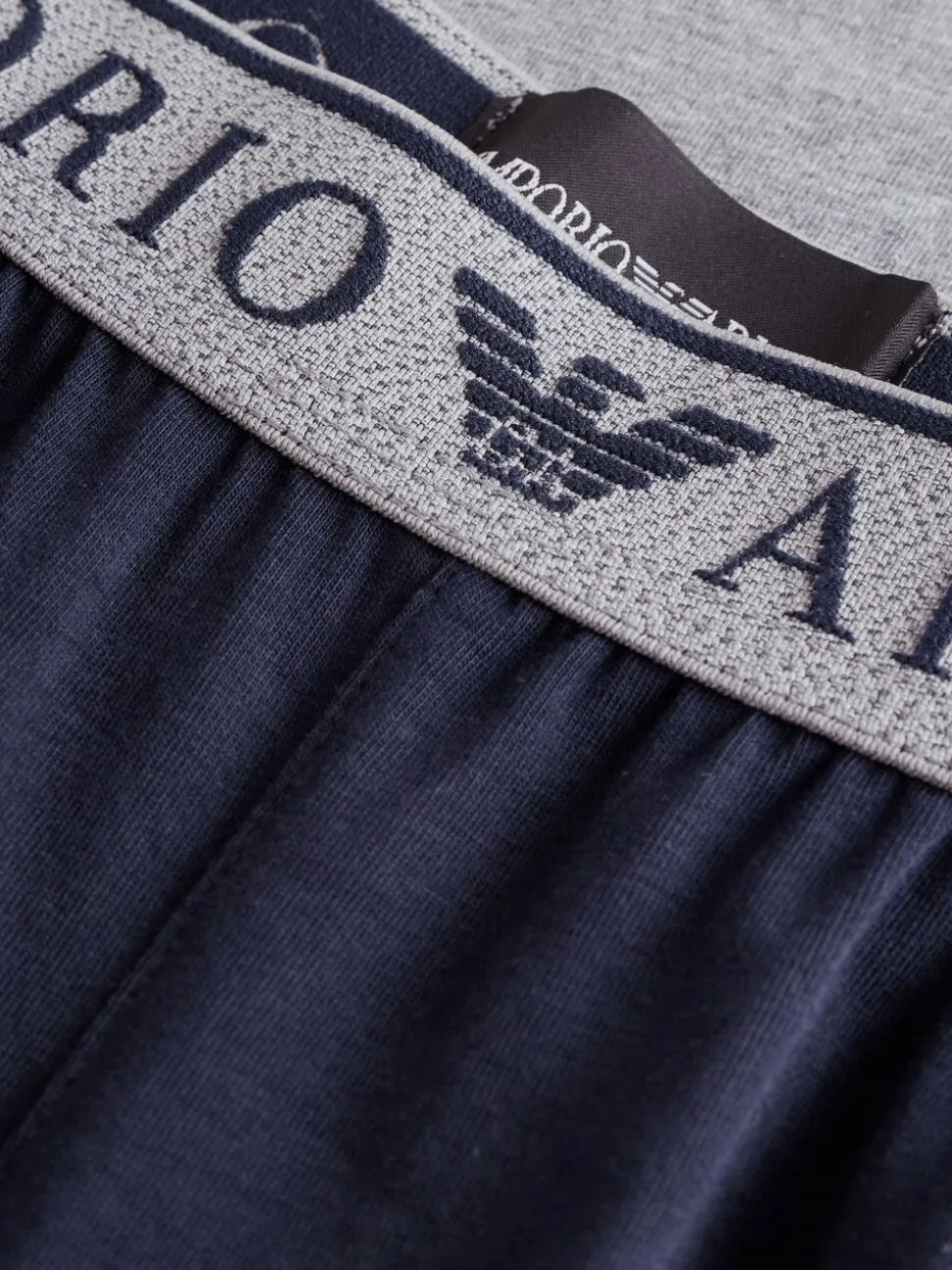 Emporio Armani Regular Fit Grey Pyjama Set