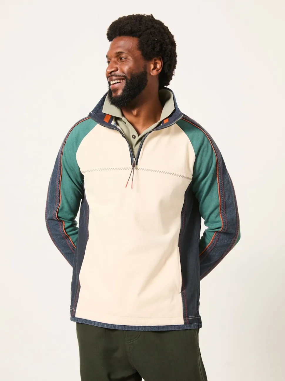 FatFace Airlie Natural Stripe