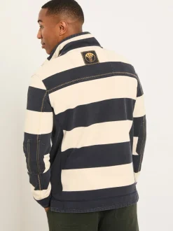 FatFace Airlie Navy Stripe