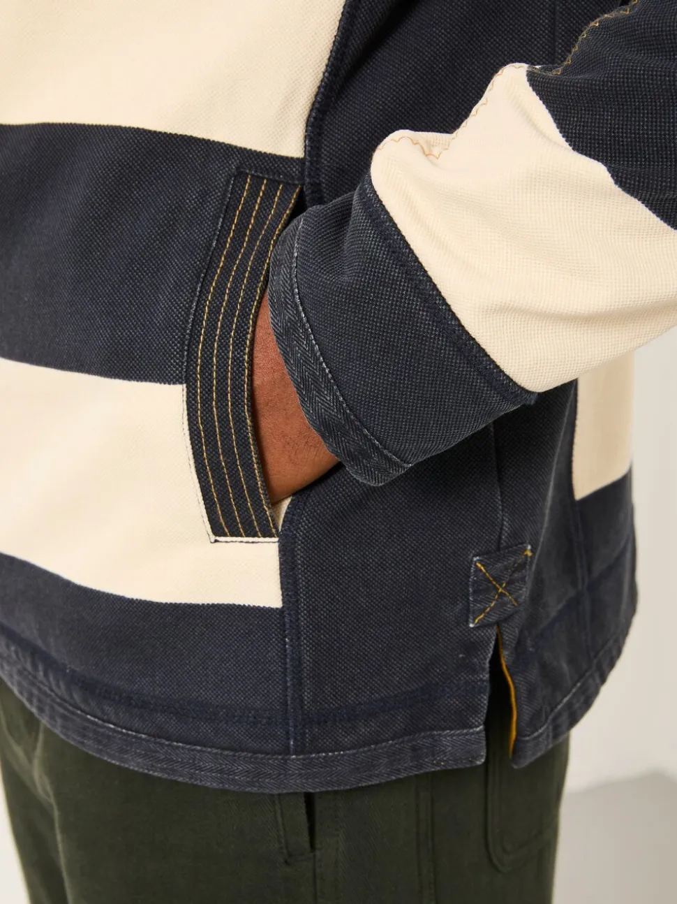 FatFace Airlie Navy Stripe