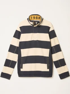 FatFace Airlie Navy Stripe