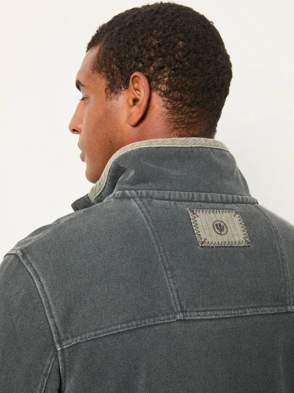 FatFace Airlie Washed Black Panel Sweatshirt