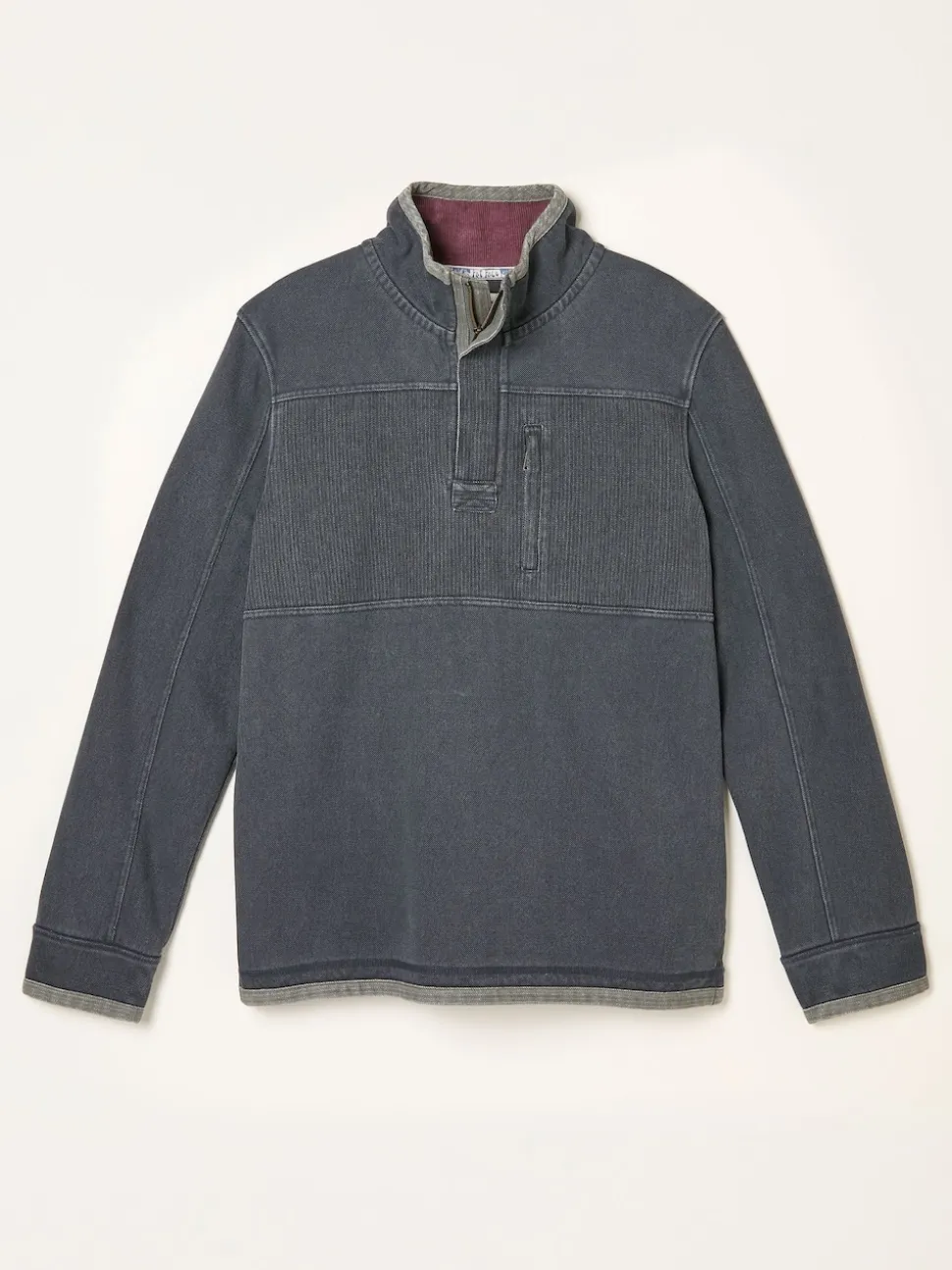 FatFace Airlie Washed Black Panel Sweatshirt