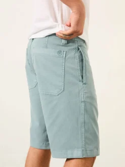 FatFace Aqua Blue Stow Garment Dye Chino Shorts