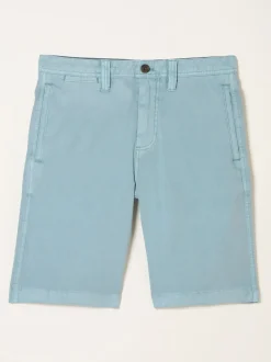 FatFace Aqua Blue Stow Garment Dye Chino Shorts