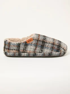 FatFace Arthur Grey Mule Slipper