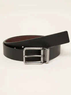 FatFace Black/Brown Reversible Leather Belt