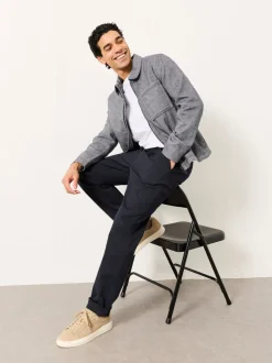 FatFace Blue Denim Zip Through Overshirt