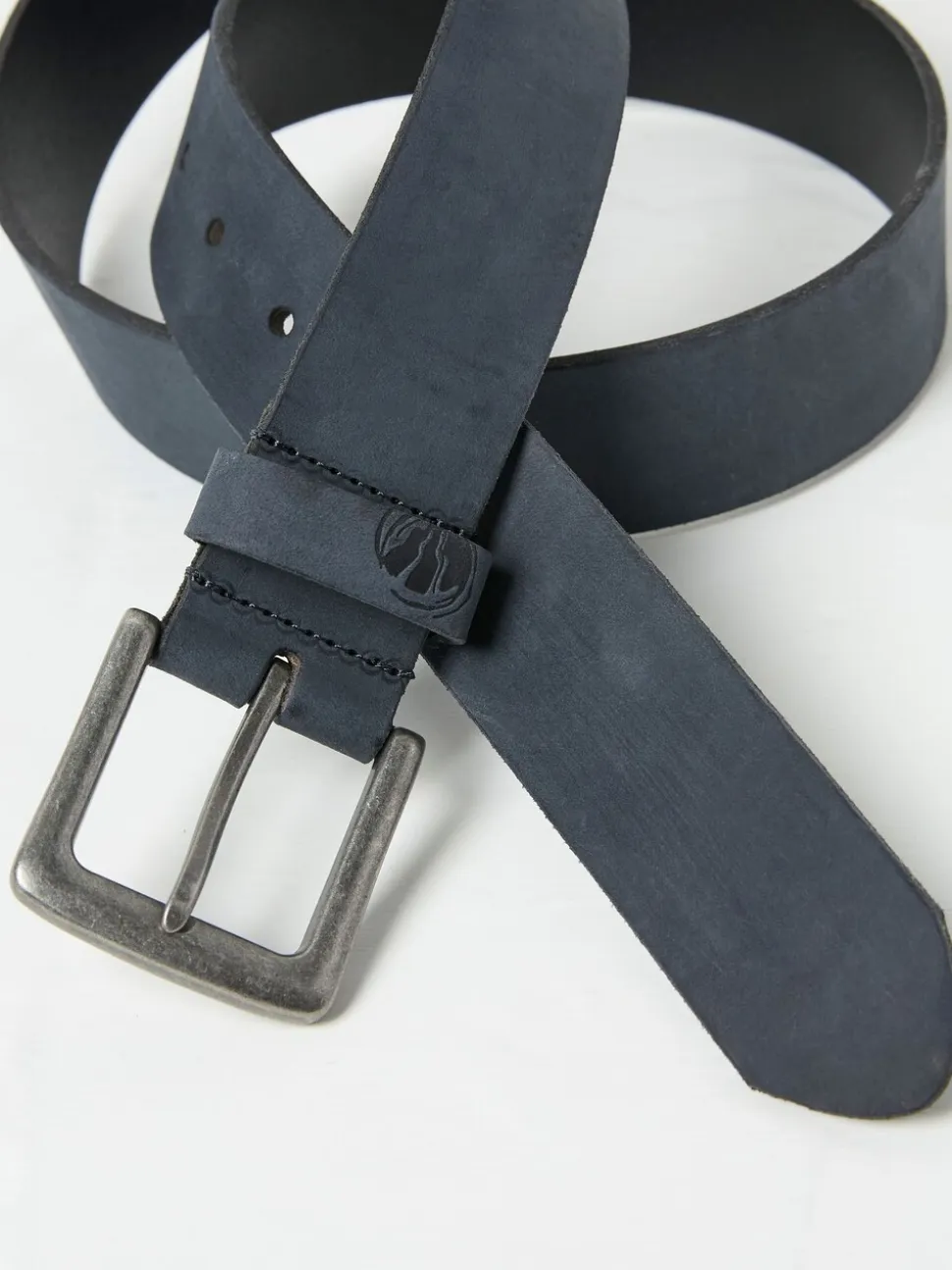 FatFace Blue Nubuck Leather Belt