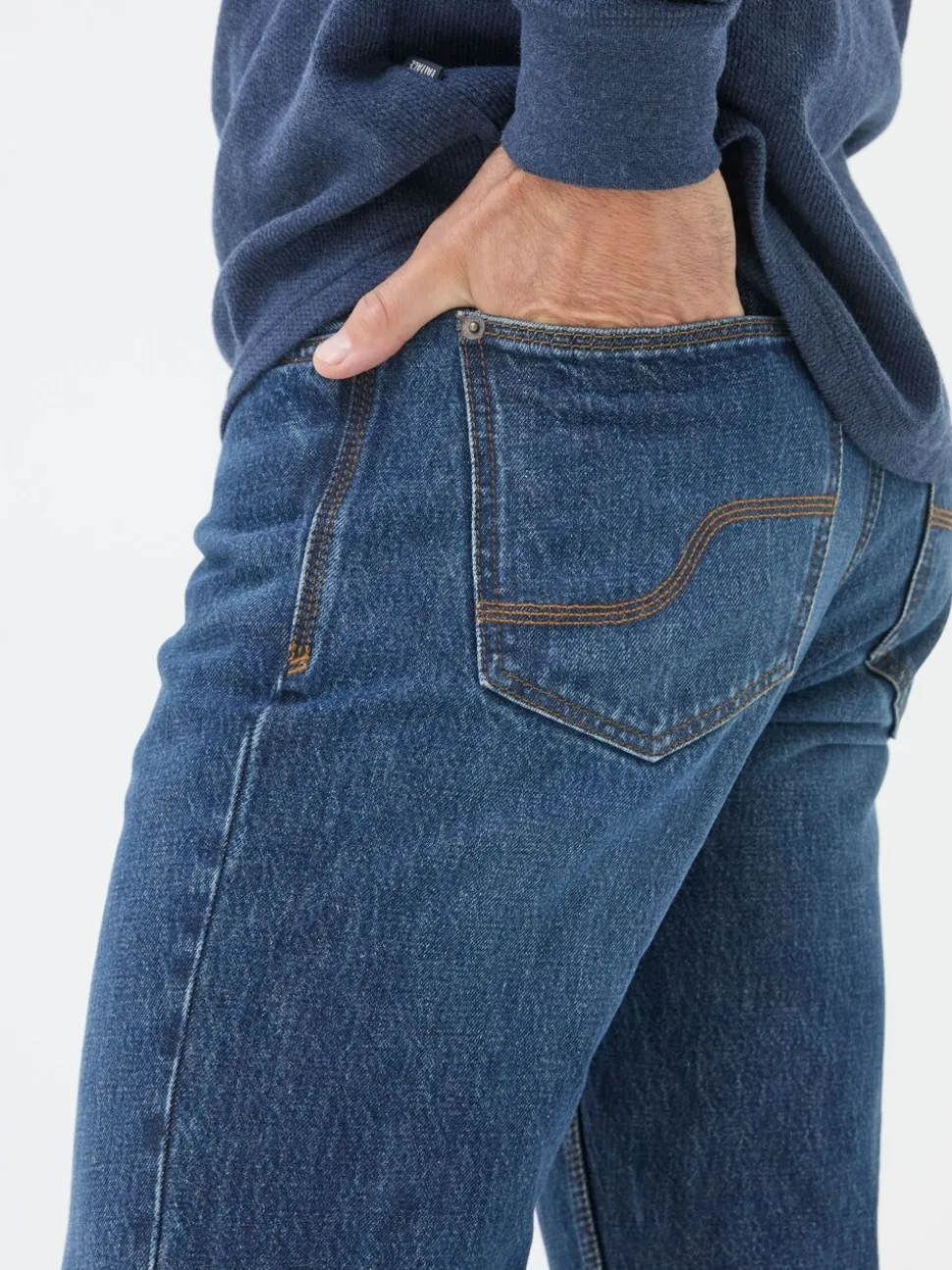 FatFace Blue Straight Fit Jeans