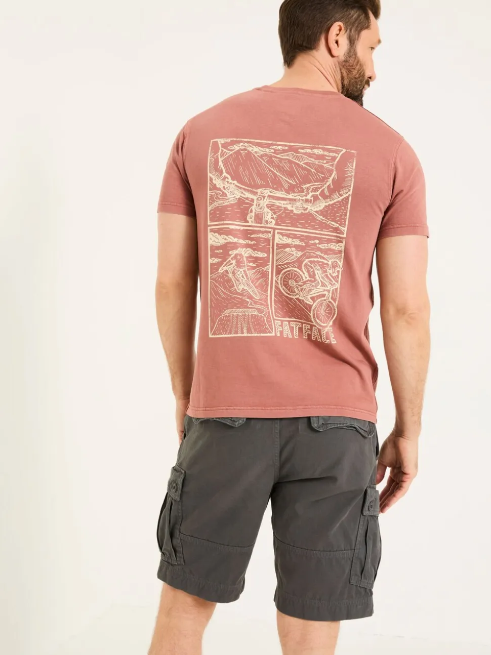 FatFace Breakyard Dark Grey Cargo Shorts