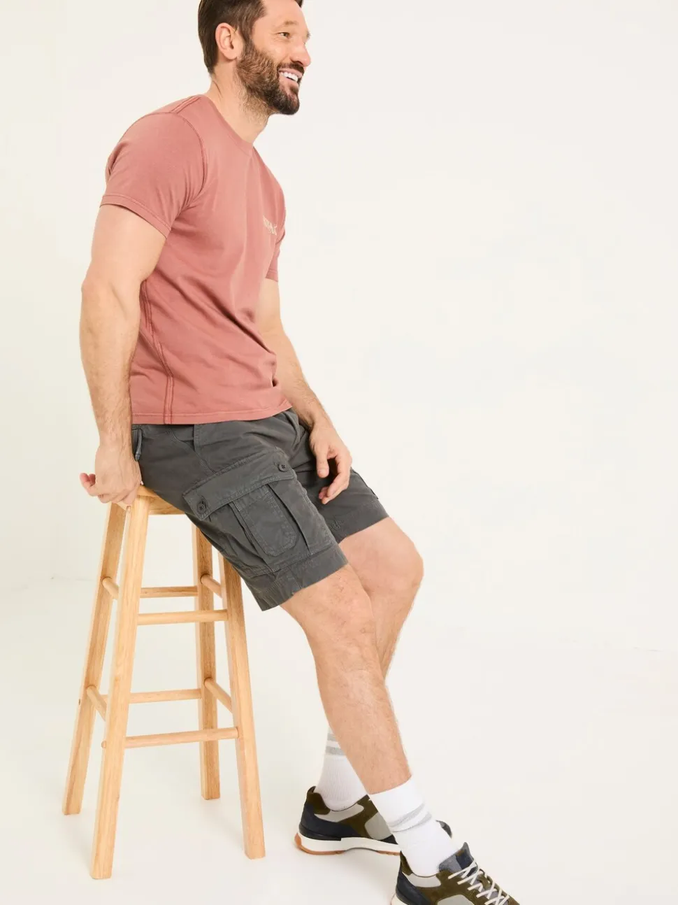 FatFace Breakyard Dark Grey Cargo Shorts