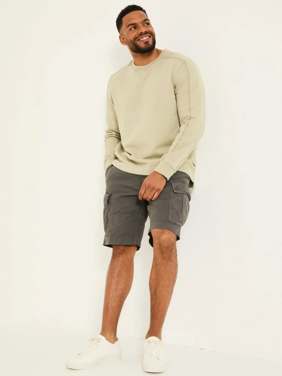 FatFace Breakyard Dark Grey Cargo Shorts