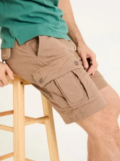 FatFace Breakyard Mid Brown Cargo Shorts