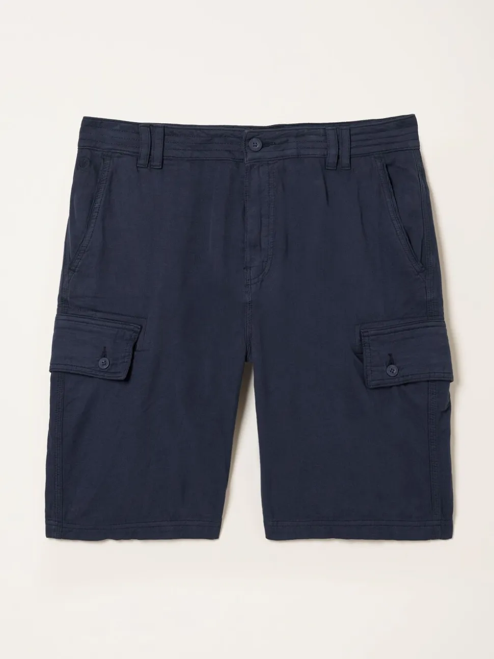 FatFace Brecon Navy Garment Dye Cargo Shorts