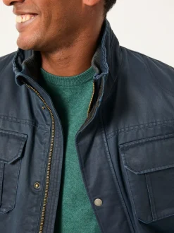 FatFace Broadsands Navy Flap Pocket Jacket