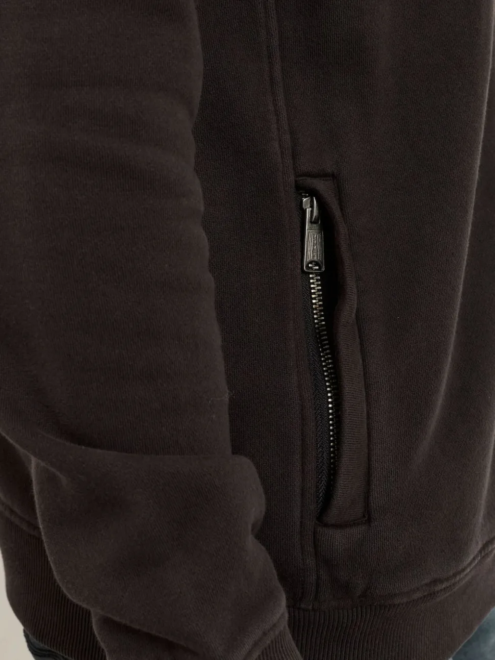 FatFace Brooke Black Zip Through Hoodie