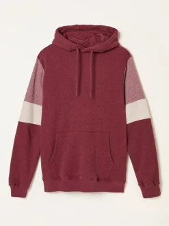 FatFace Brooke Claret Brooke Cut and Sew Hoodie