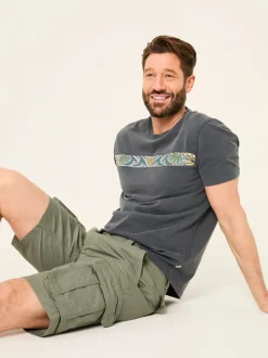 FatFace Bude Green Cargo Shorts