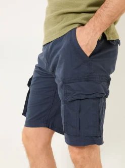 FatFace Bude Navy Cargo Shorts