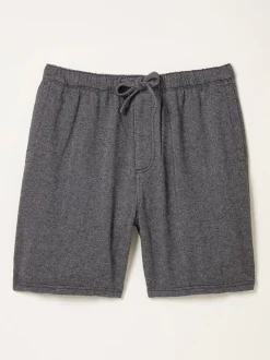 FatFace Charcoal Grey Brushed Twill Pyjama Shorts