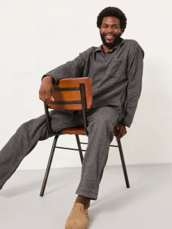 FatFace Charcoal Grey Brushed Twill Pyjama Bottoms