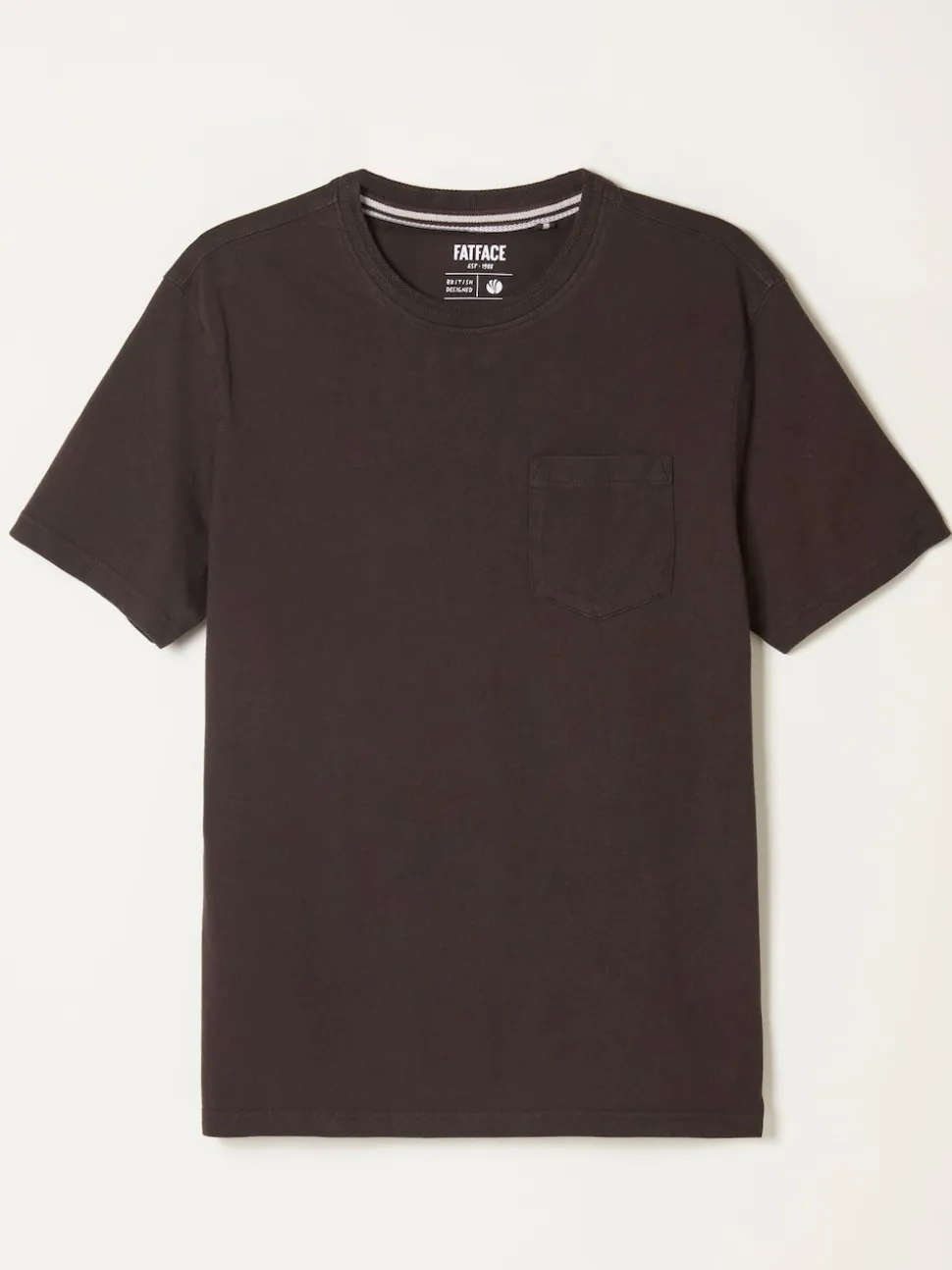 FatFace Cove Chocolate Brown Pocket T-Shirt