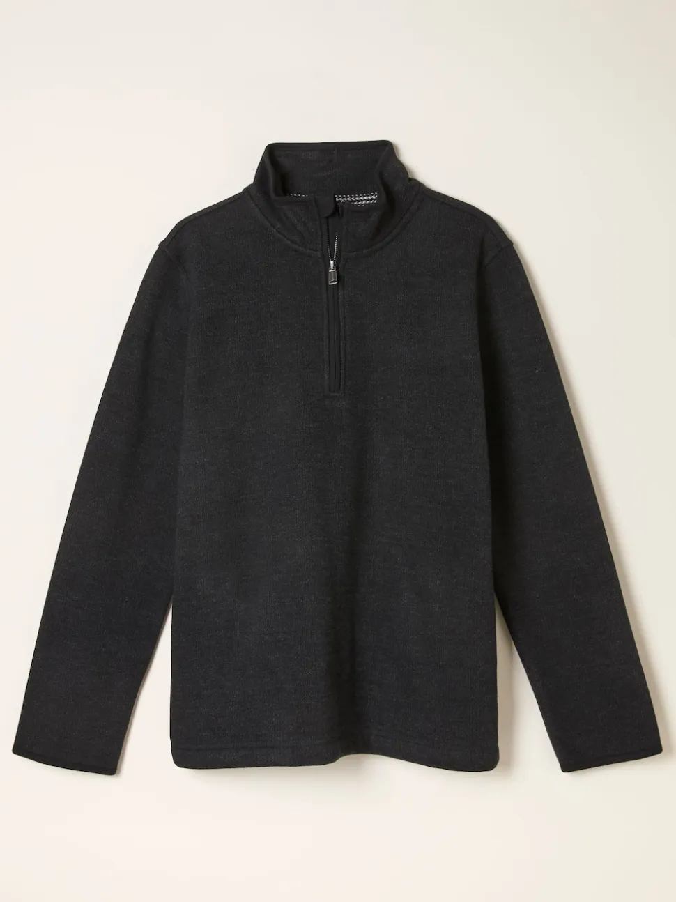 FatFace Dalton Black Fleece Sweat