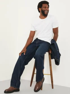 FatFace Dark Vintage Blue Loose Fit jeans