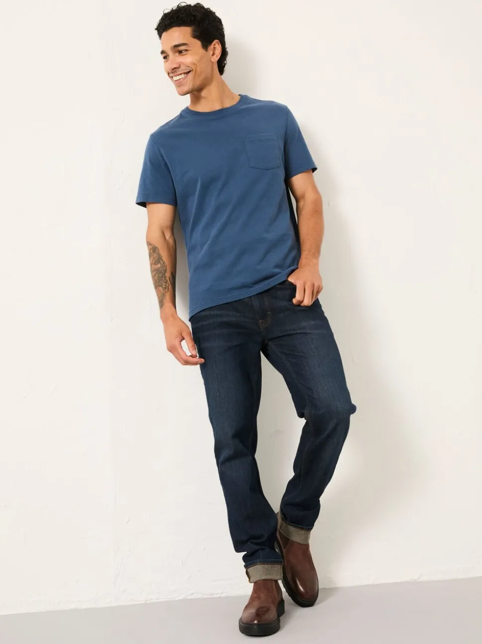 FatFace Dark Vintage Blue Slim Fit Jeans