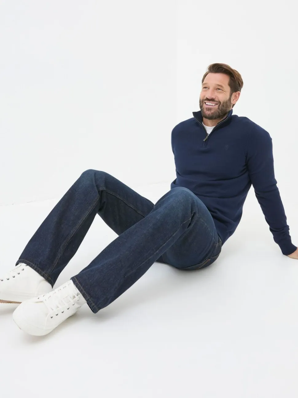 FatFace Dark Vintage Blue Bootcut Jeans