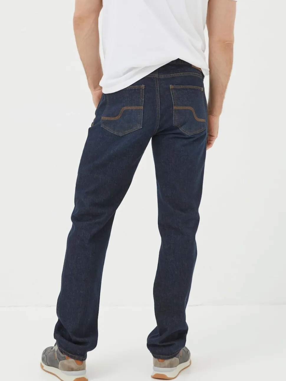 FatFace Dark Vintage Blue Straight Fit Straight Fit Jeans
