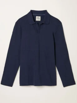 FatFace Elcot Navy Collar Sweat