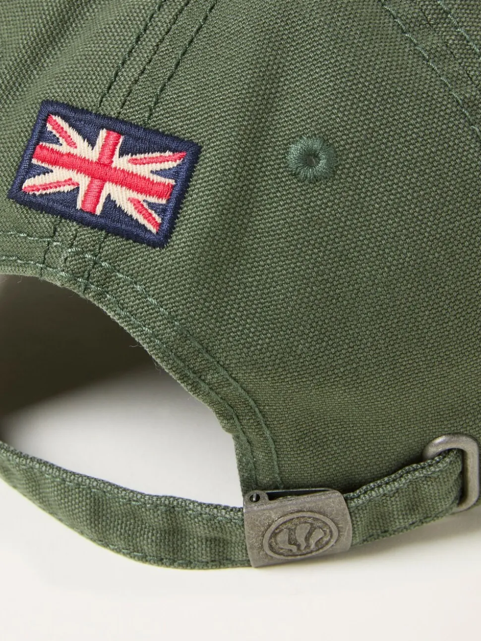 FatFace Green Canvas Baseball Cap