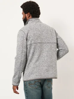 FatFace Haxby Grey Zip Through Sweat