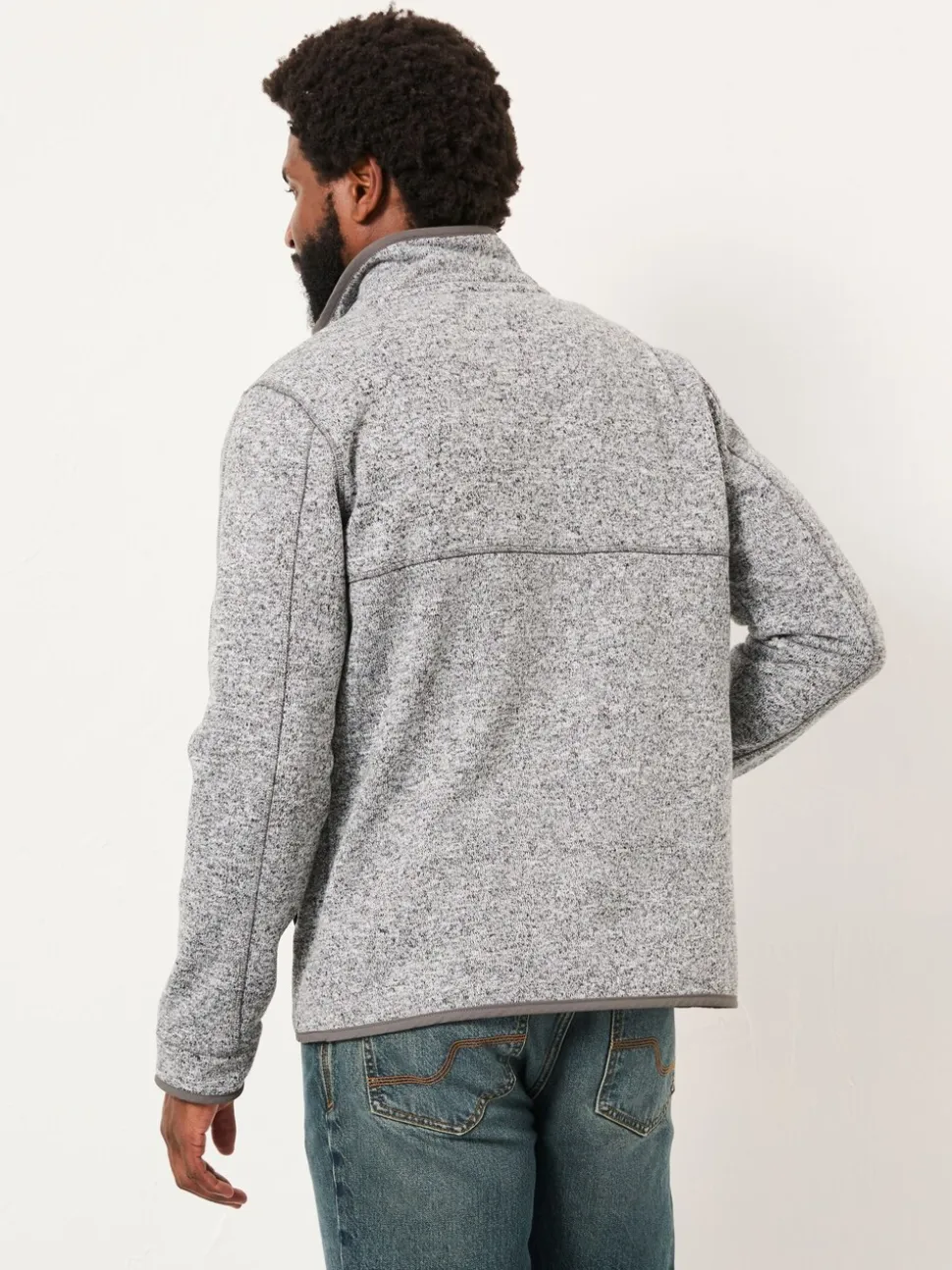 FatFace Haxby Grey Zip Through Sweat