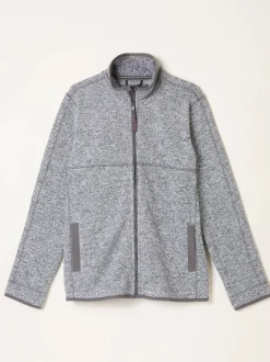 FatFace Haxby Grey Zip Through Sweat