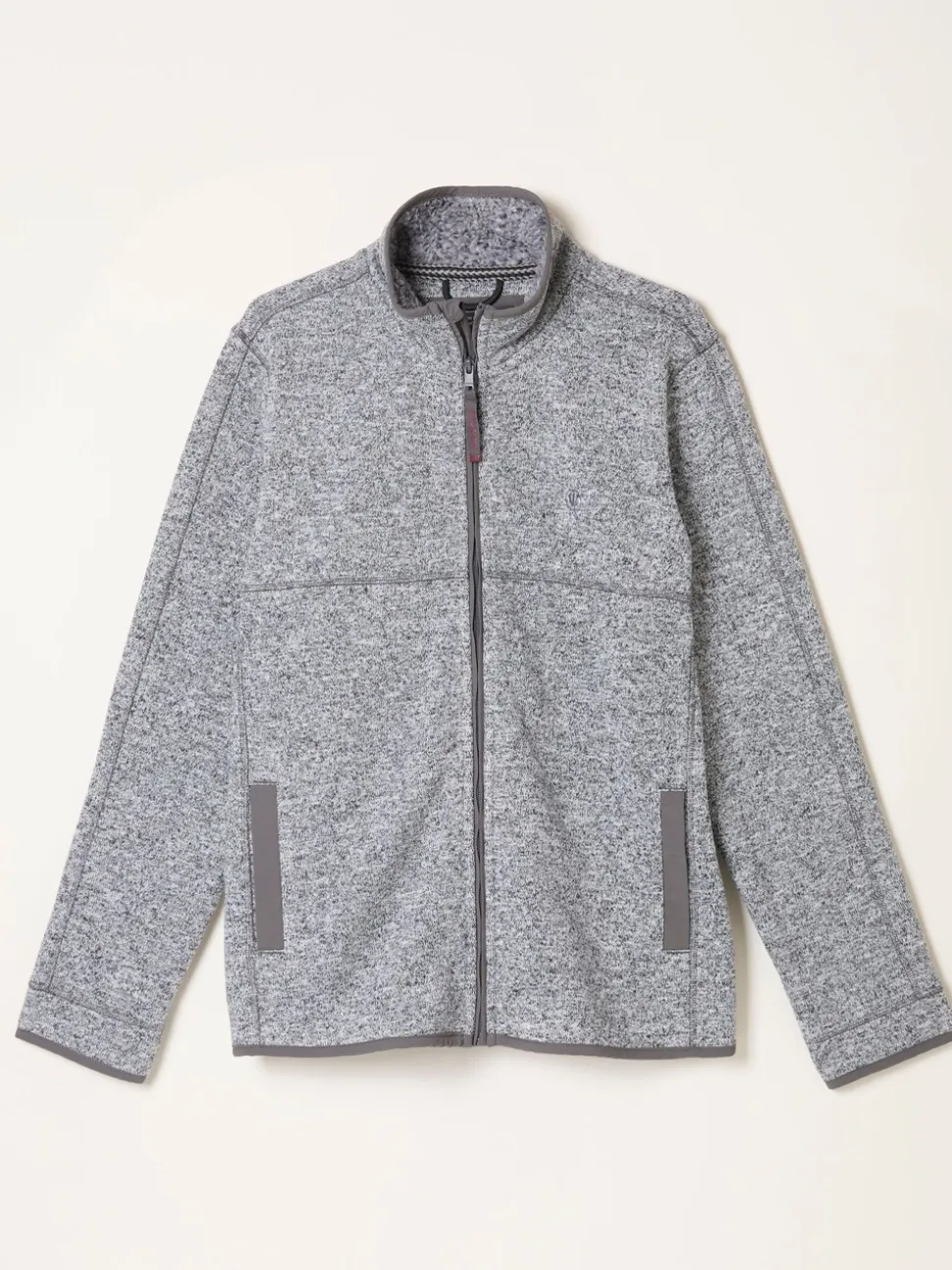FatFace Haxby Grey Zip Through Sweat